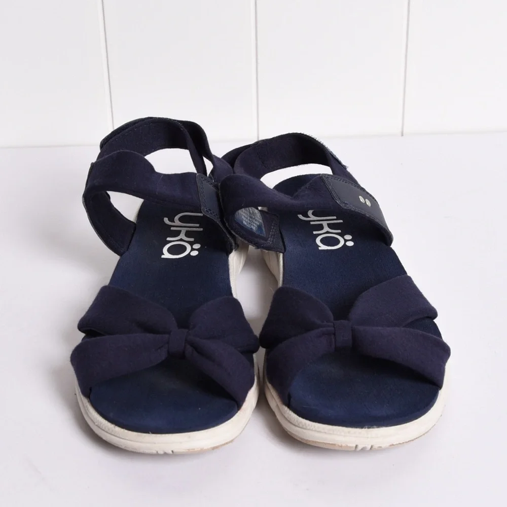 Ryka Women's Mallorie Navy Blue sandals, size 8 - Picture 2 of 6